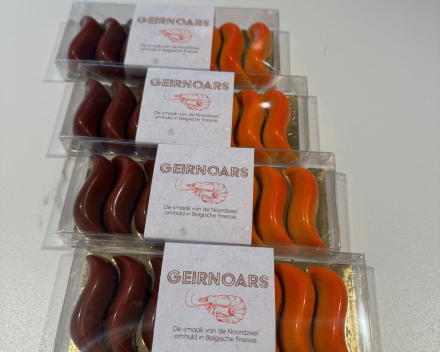 Garnaalpralines oftewel 'Geirnoars'