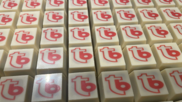 Gepersonaliseerde pralines Transport Bauwens